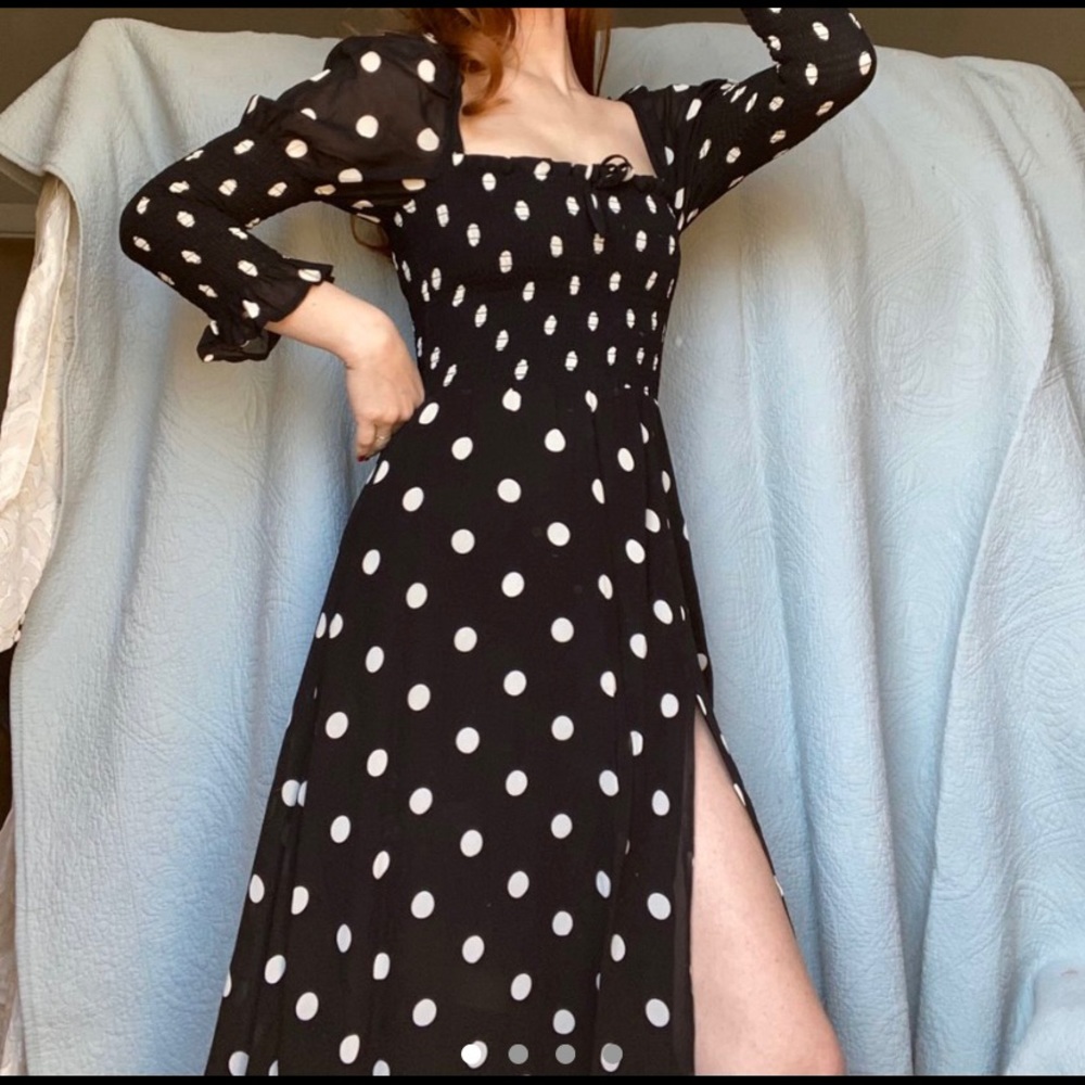Amazing polka dot reformation dress